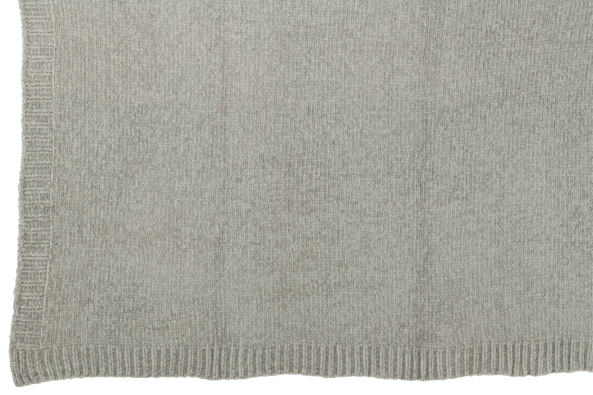 J-LINE DEKEN CHENILLE POLYESTER GRIJS - Tuincentrum Lopik