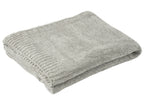 J-LINE DEKEN CHENILLE POLYESTER GRIJS - Tuincentrum Lopik