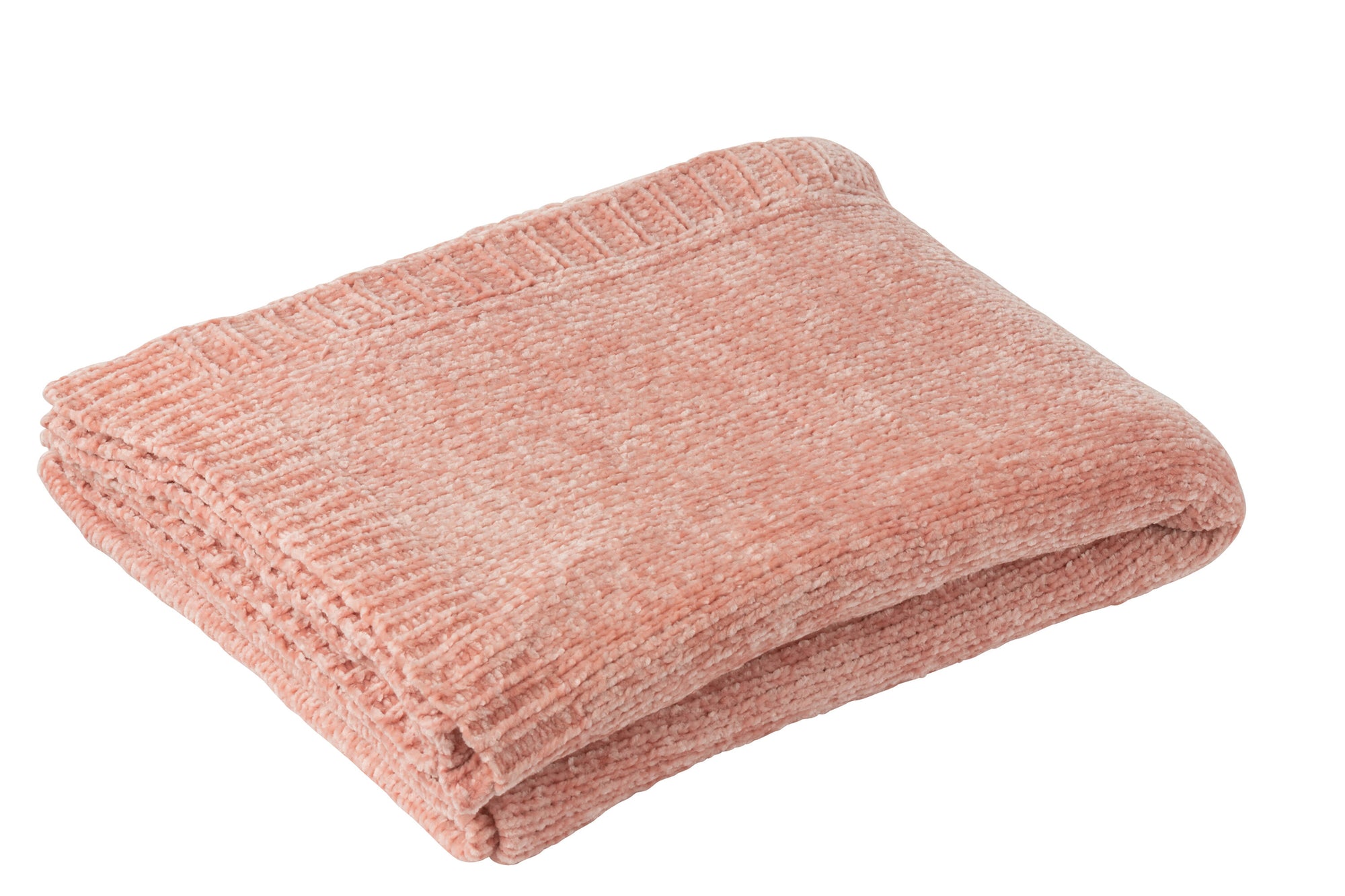 J-LINE DEKEN CHENILLE POLYESTER LICHTROZE - Tuincentrum Lopik