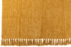 J-LINE DEKEN CHENILLE POLYESTER OKERGEEL - Tuincentrum Lopik