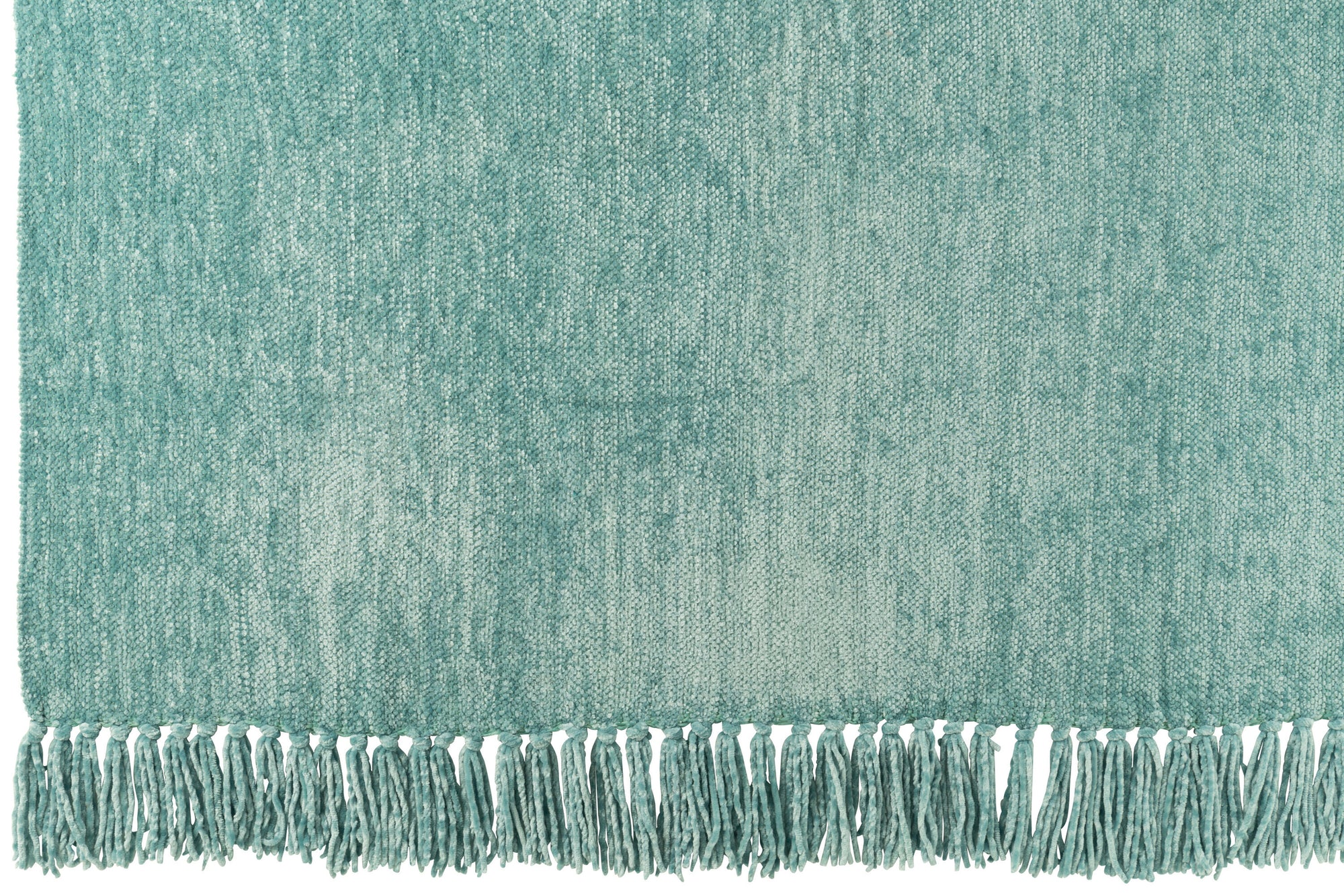 J-LINE DEKEN CHENILLE POLYESTER TURQUOISE - Tuincentrum Lopik