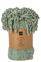 J-LINE DEKEN CHENILLE POLYESTER MOSGROEN - Tuincentrum Lopik