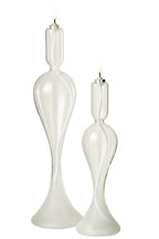 Led Candle Glass Transparent Large - Tuincentrum Lopik