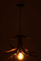J-LINE HANGLAMP GEWEI POLYRESIN BRUIN KLEIN 50,5 CM