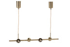 J-LINE HANGLAMP YUKS 4 LAMPS STEEL GOLD - Tuincentrum Lopik