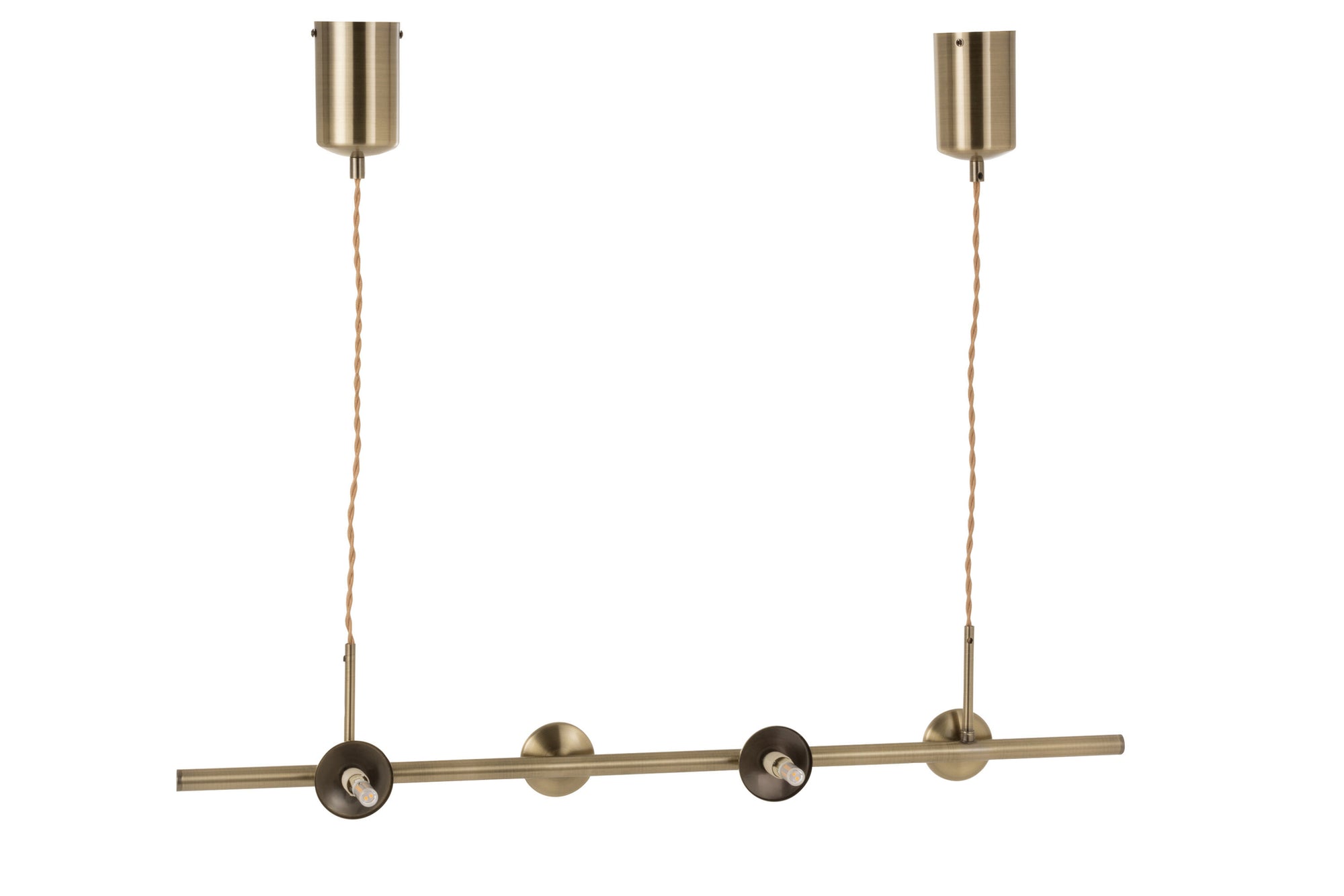 J-LINE HANGLAMP YUKS 4 LAMPS STEEL GOLD - Tuincentrum Lopik
