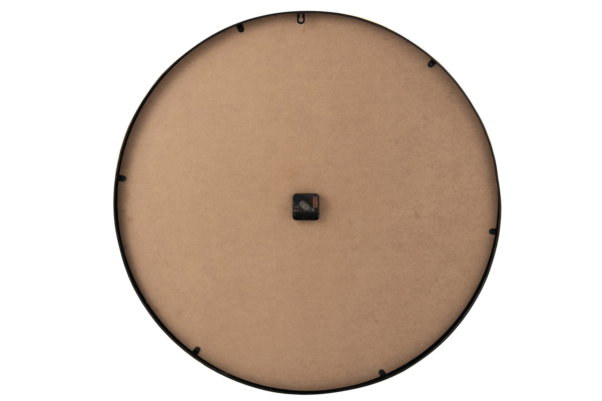 J-LINE WALL CLOCK MDF BROWN/BLACK LARGE - Tuincentrum Lopik