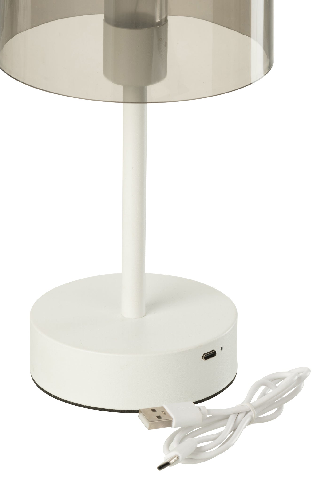 J-LINE TAFELLAMP WOA METAAL WIT - Tuincentrum Lopik