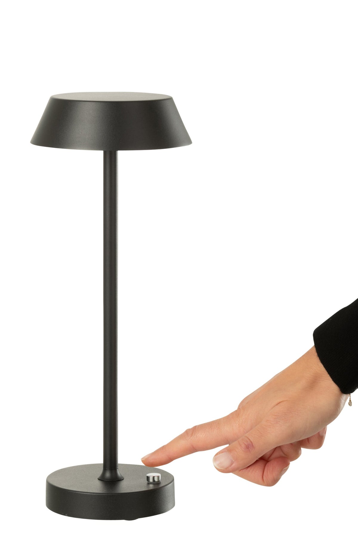 J-LINE TAFELLAMP NOÉ METAAL ZWART LED