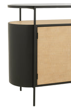 J-LINE DRESSOIR OVY IJZER NATUREL/ZWART - Tuincentrum Lopik