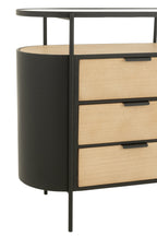 J-LINE KAST AVY IJZER NATUREL/ZWART - Tuincentrum Lopik