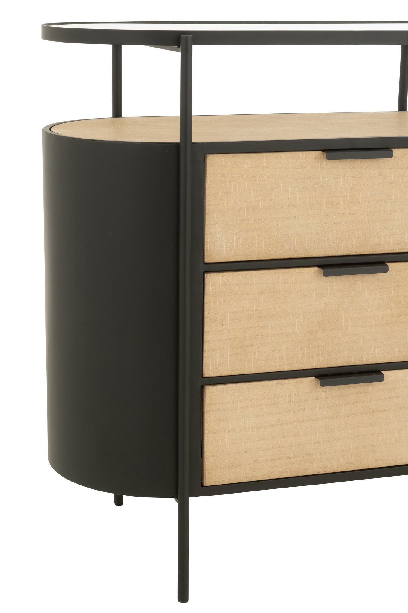 J-LINE KAST AVY IJZER NATUREL/ZWART - Tuincentrum Lopik