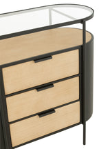 J-LINE KAST AVY IJZER NATUREL/ZWART - Tuincentrum Lopik