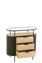 J-LINE KAST AVY IJZER NATUREL/ZWART - Tuincentrum Lopik