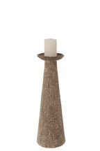 J-LINE KANDELAAR ALUMINIUM BRUIN SMALL - Tuincentrum Lopik