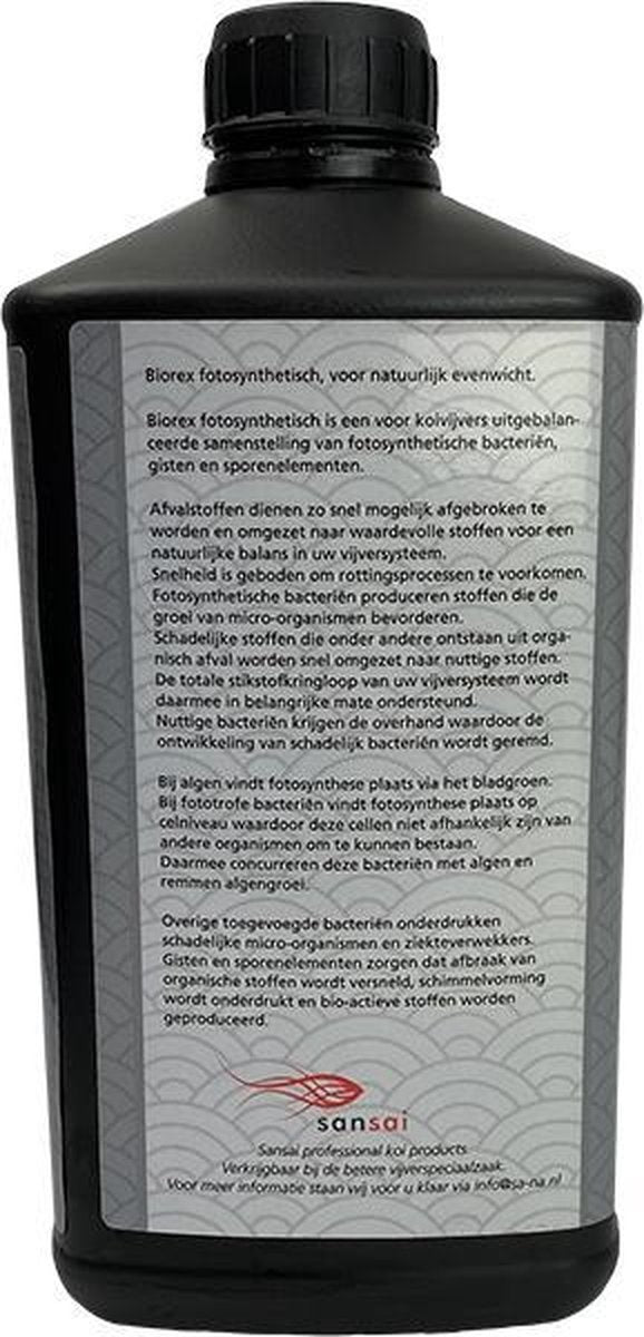 Biorex fotosynthetisch, waterverbetering