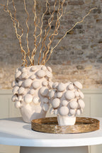 J-LINE VASE FUNGI CLAY BEIGE LARGE - Tuincentrum Lopik