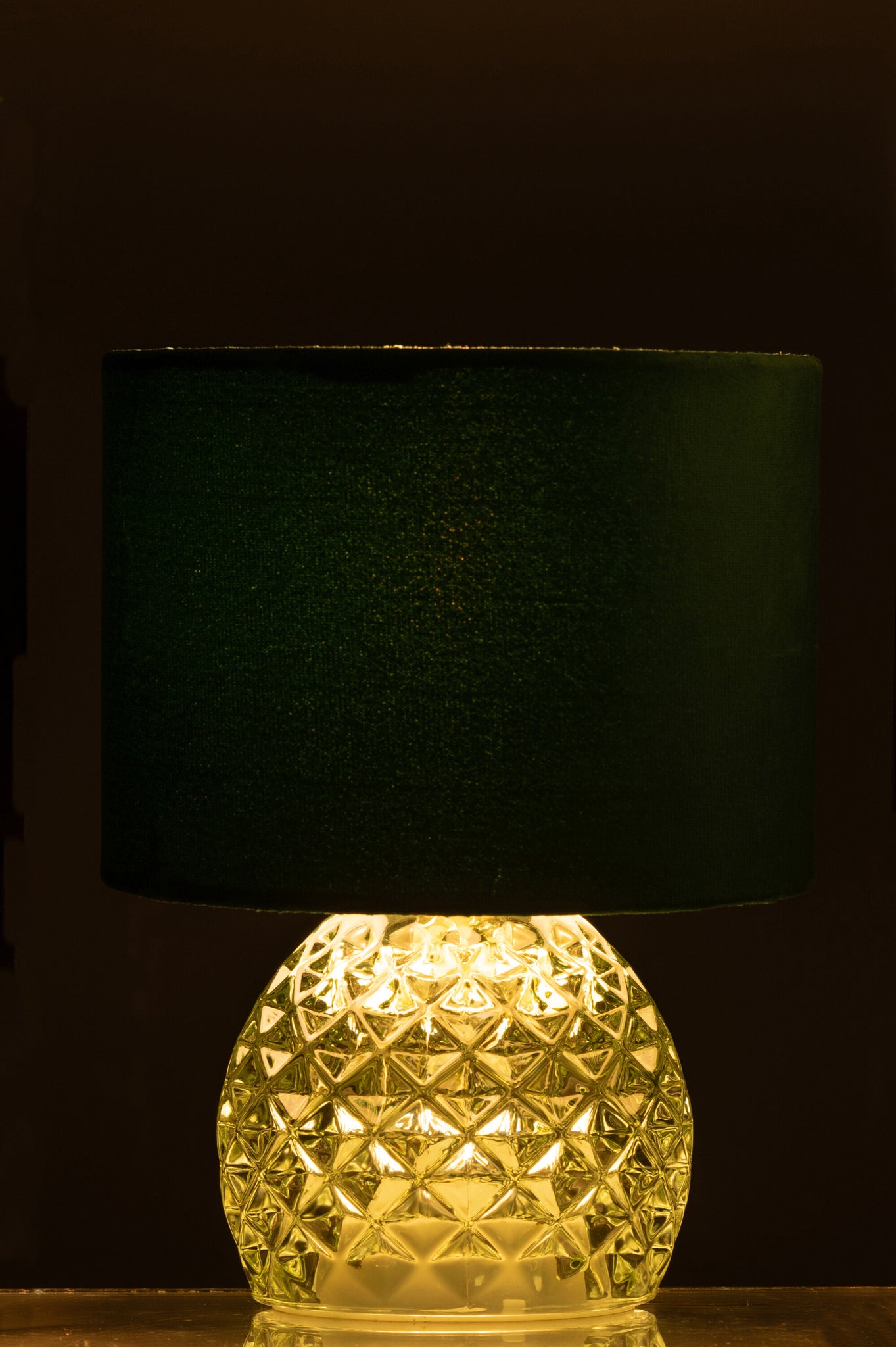 J-LINE TAFELLAMP GLAS LED GROEN E27 Ø17,2X23CM - Tuincentrum Lopik