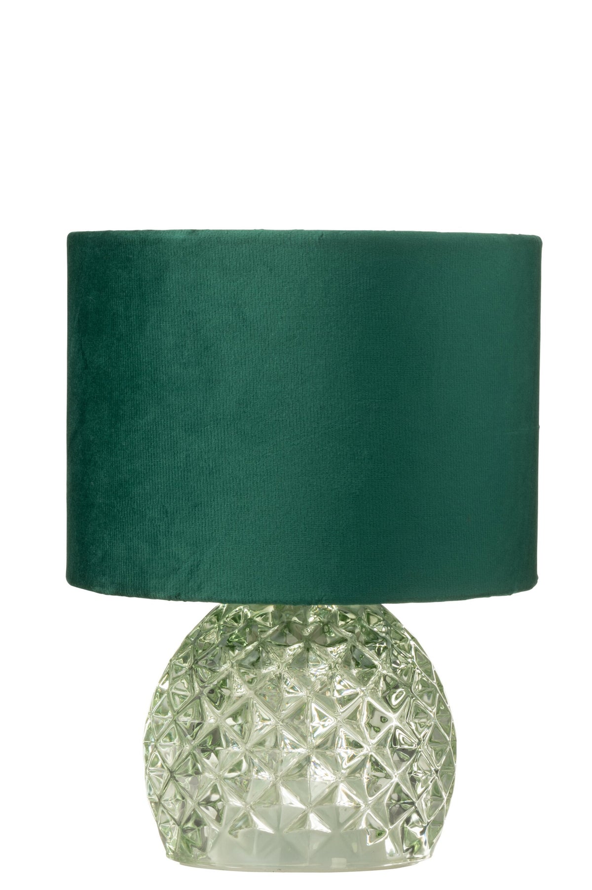 J-LINE TAFELLAMP GLAS LED GROEN E27 Ø17,2X23CM