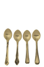 J-LINE SET 4 LEPELS MESSING GOUDKLEURIG - Tuincentrum Lopik
