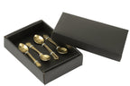 J-LINE SET 4 LEPELS MESSING GOUDKLEURIG MODEL II - Tuincentrum Lopik