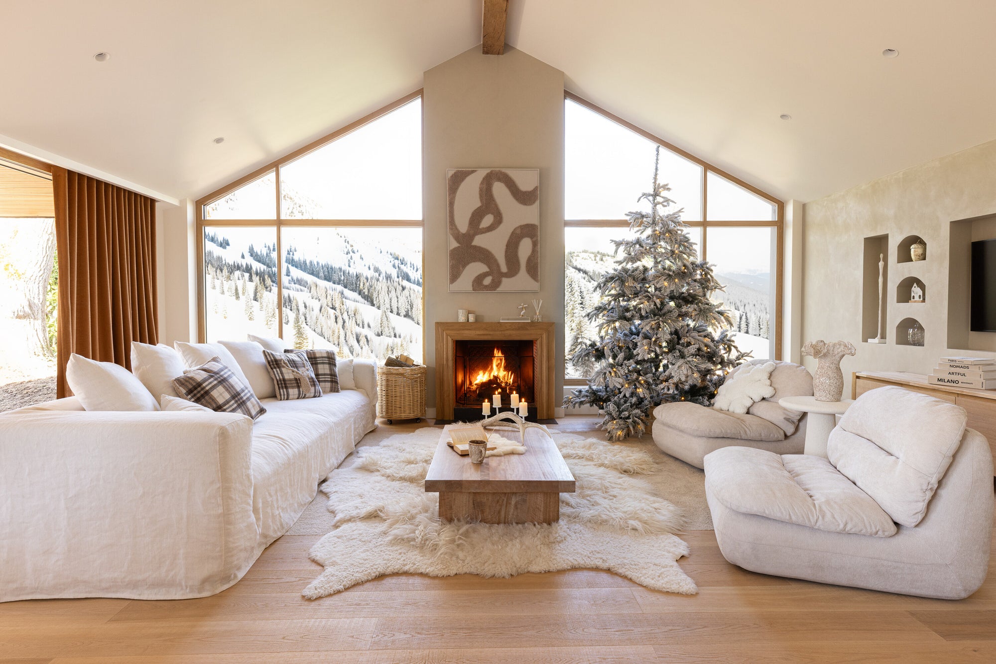 J-LINE KERSTBOOM 420 LED SNEEUWACHTIG KUNSTMATIG DONKERGROEN/LICHTGRIJS GROOT - Tuincentrum Lopik