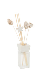 Reed Diffuser Pine Eucalyptus Dry Flower White - Tuincentrum Lopik