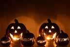Candle Holder Pumpkin Halloween Clay Caramel - Tuincentrum Lopik