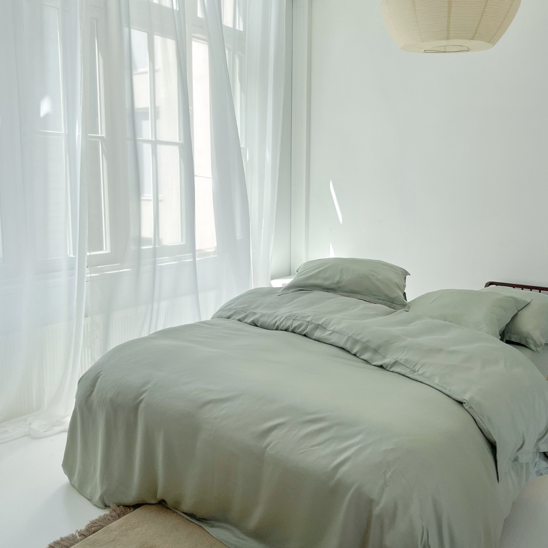 COCO & CICI 100% TENCEL DEKBEDOVERTREK SINGLE 140X200CM + 1 KUSSENSLOOP 60X70CM