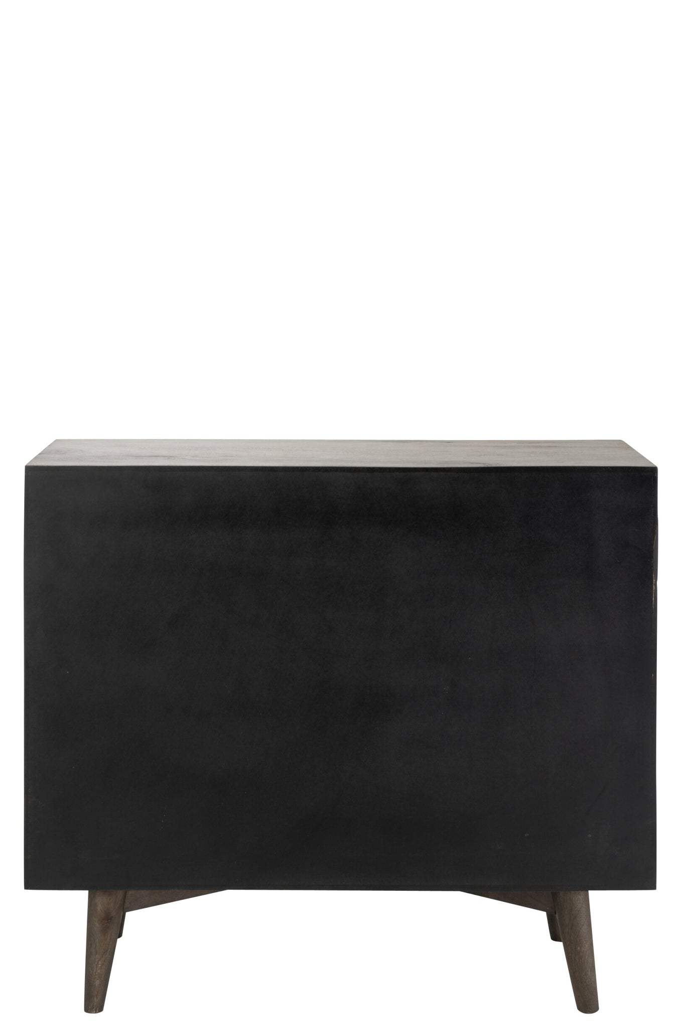 J-LINE LADEKAST CIRKELDESIGN HOUT DONKERBRUIN