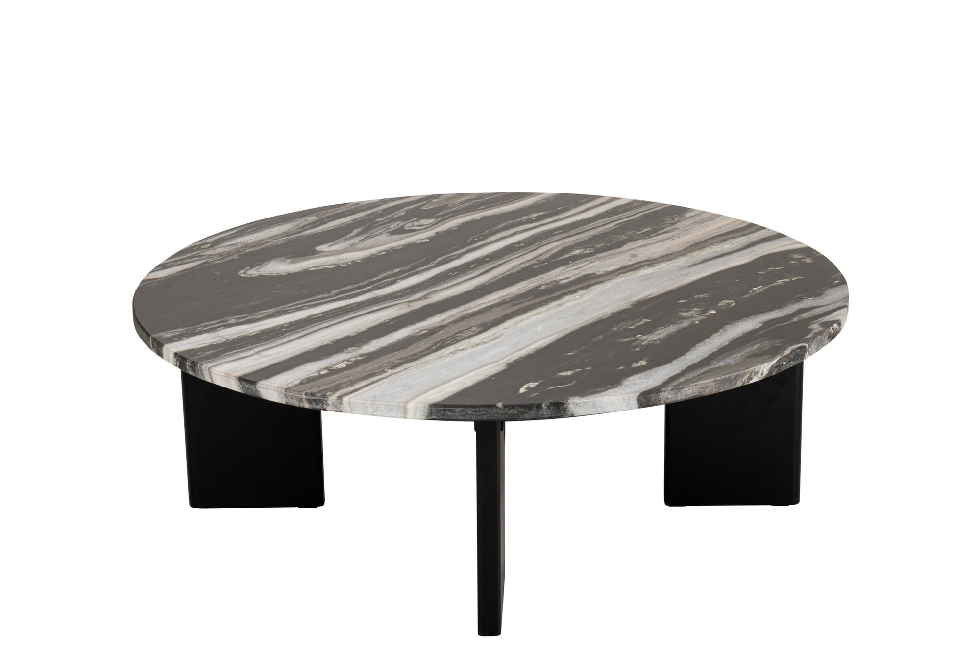J-LINE SALONTAFEL MATHILDE MARMER ZWART/GRIJS