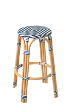 J-LINE KRUK GEO RATTAN BLAUW/WIT - Tuincentrum Lopik