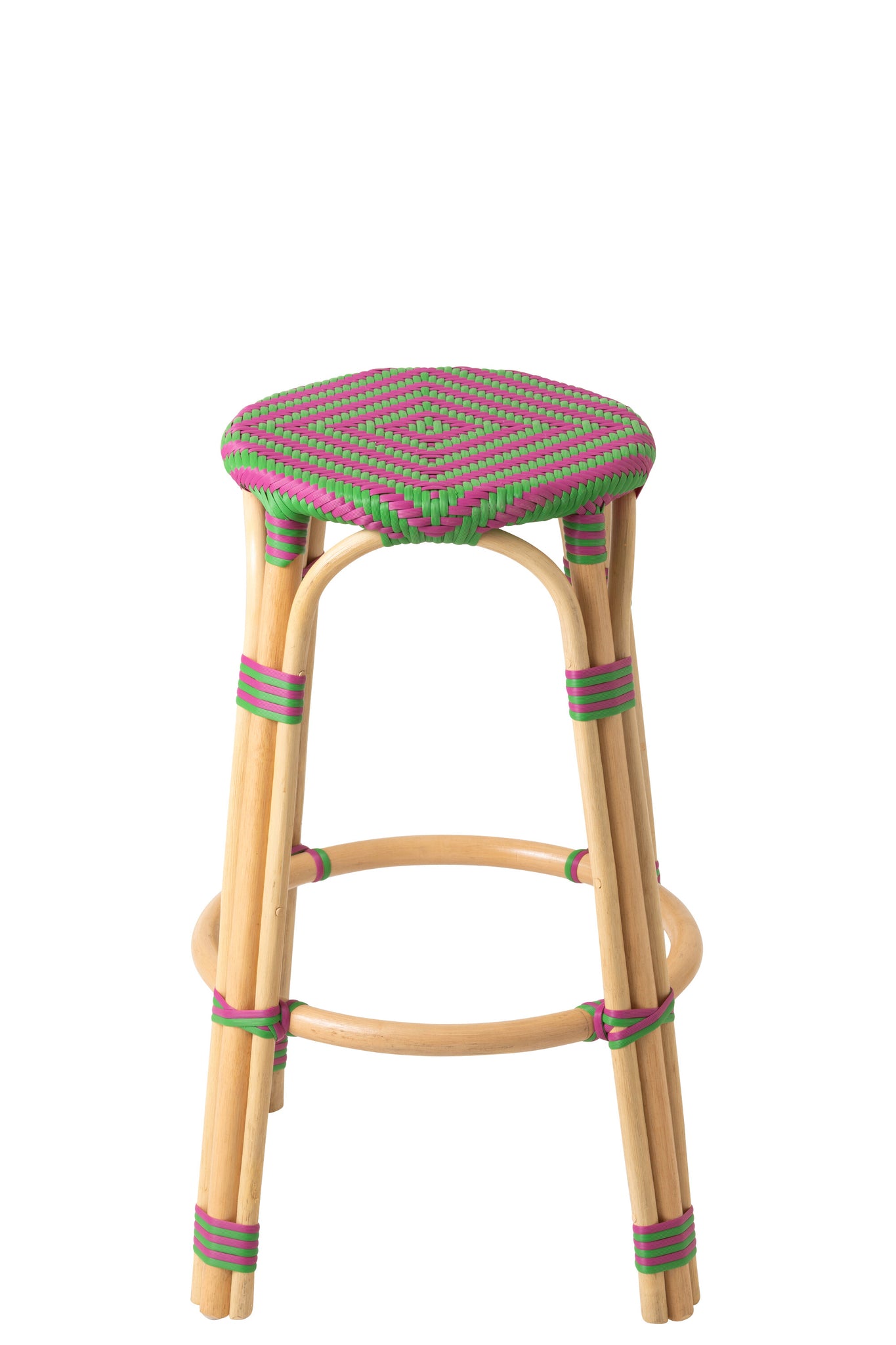 J-LINE KRUK GEO RATTAN ROZE/GROEN - Tuincentrum Lopik