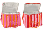 J-LINE LUNCHTAS SUMMER/BISOUS GESTREEPT KATOEN MULTI ASSORTI