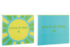 J-LINE ETUI STATE OF MIND GESTREEPT KATOEN MULTICOLOR ASSORTIMENT VAN 2 - Tuincentrum Lopik