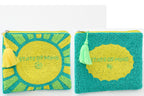 J-LINE ETUI STATE OF MIND GESTREEPT KATOEN MULTICOLOR ASSORTIMENT VAN 2 - Tuincentrum Lopik