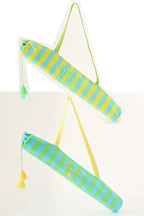 J-LINE STRANDMAT SUNSHINE/SMILE GESTREEPT POLYPROPYLEEN MULTI ASSORTIMENT VAN 2 L70XB150CM - Tuincentrum Lopik