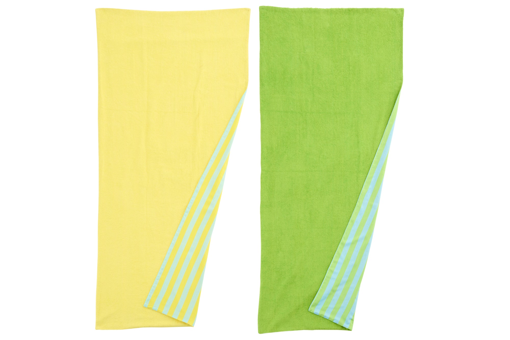 J-LINE STRANDLAKEN SUNSHINE/SMILE GESTREEPT KATOEN MULTI ASSORTIMENT VAN 2 L80XB180CM - Tuincentrum Lopik