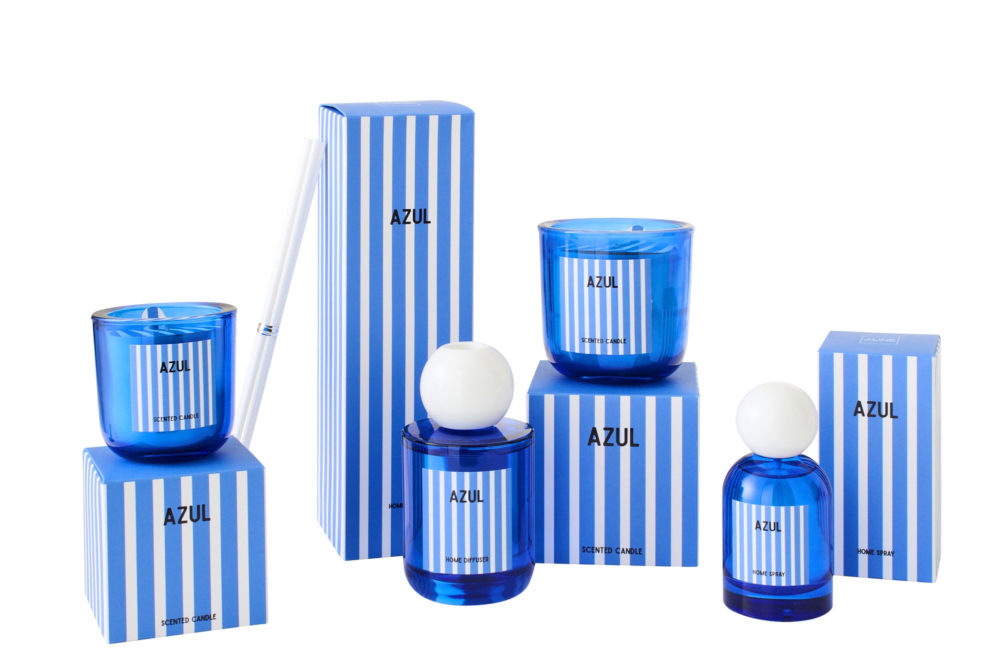 Scented Candle Azul Wax Blue Large - Tuincentrum Lopik