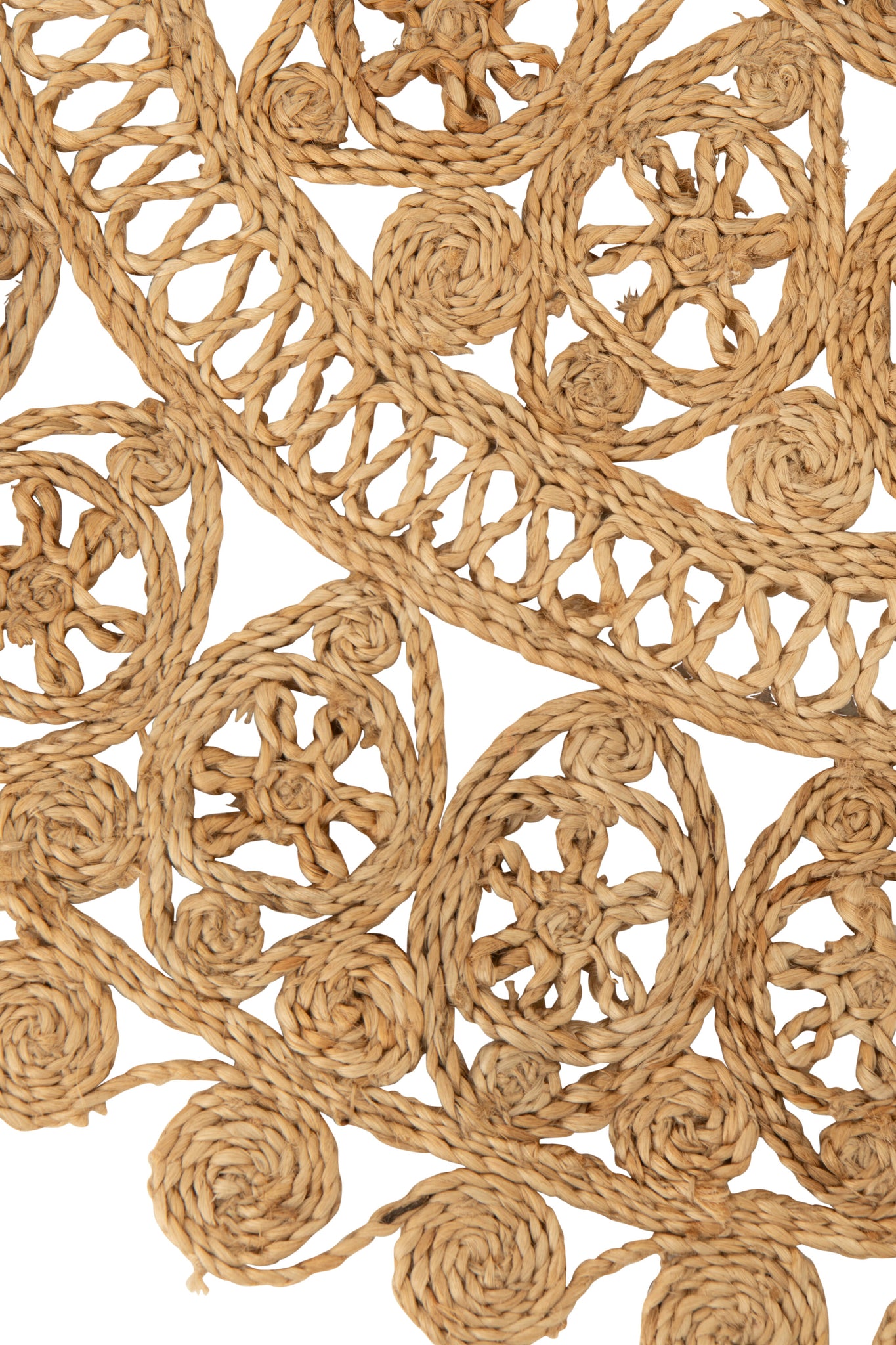 Rug Oriental Round Jute Natural Small - Tuincentrum Lopik