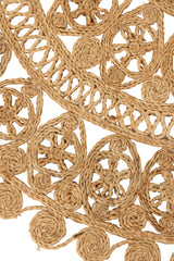 Rug Oriental Round Jute Natural Small - Tuincentrum Lopik