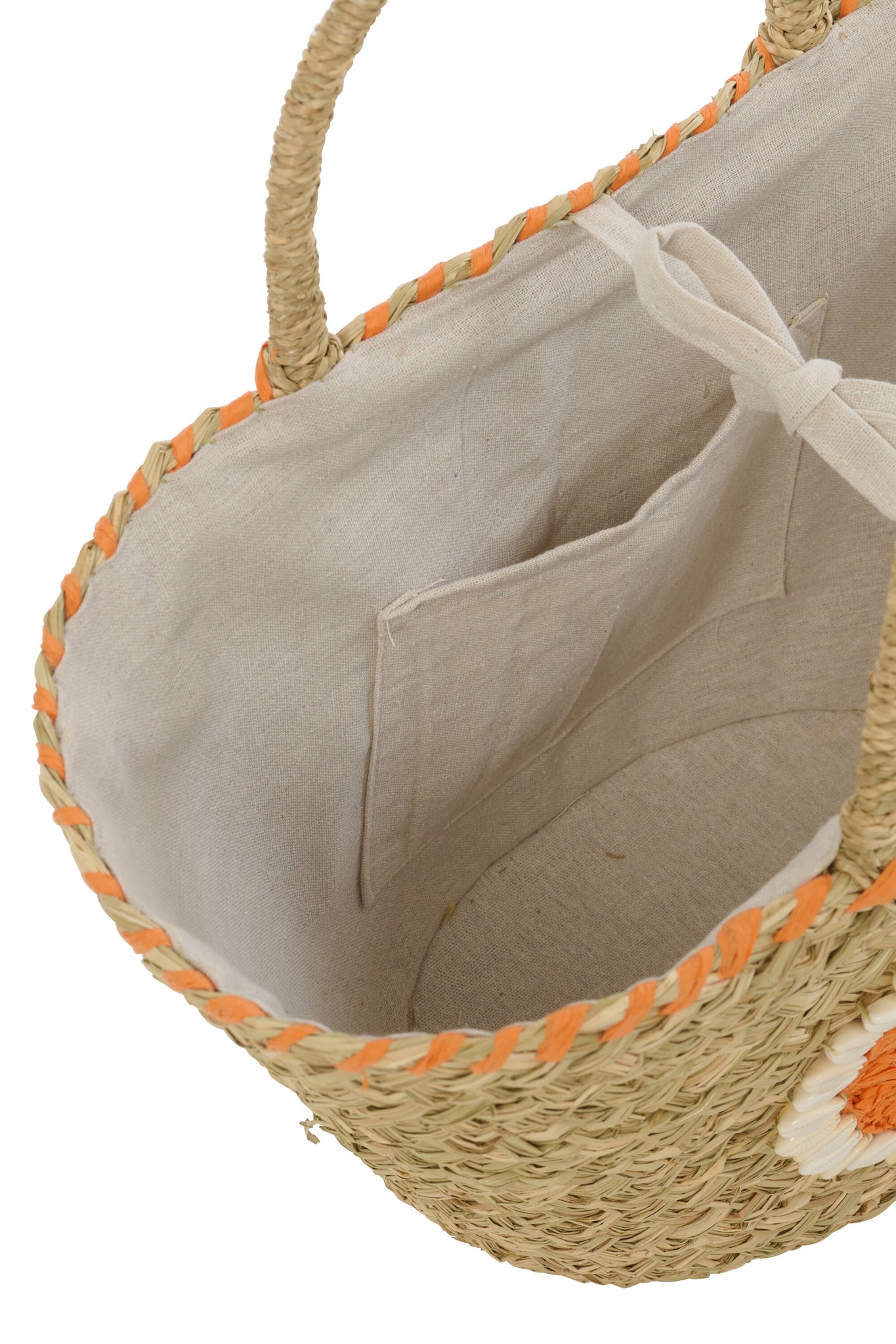 J-LINE TAS SHELL ZEEGRAS MULTICOLOR ASSORTIMENT VAN 4