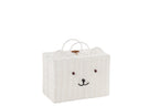 J-LINE MAND KOFFER SYNTHETISCH WIT SMALL L35XB18XH25CM - Tuincentrum Lopik