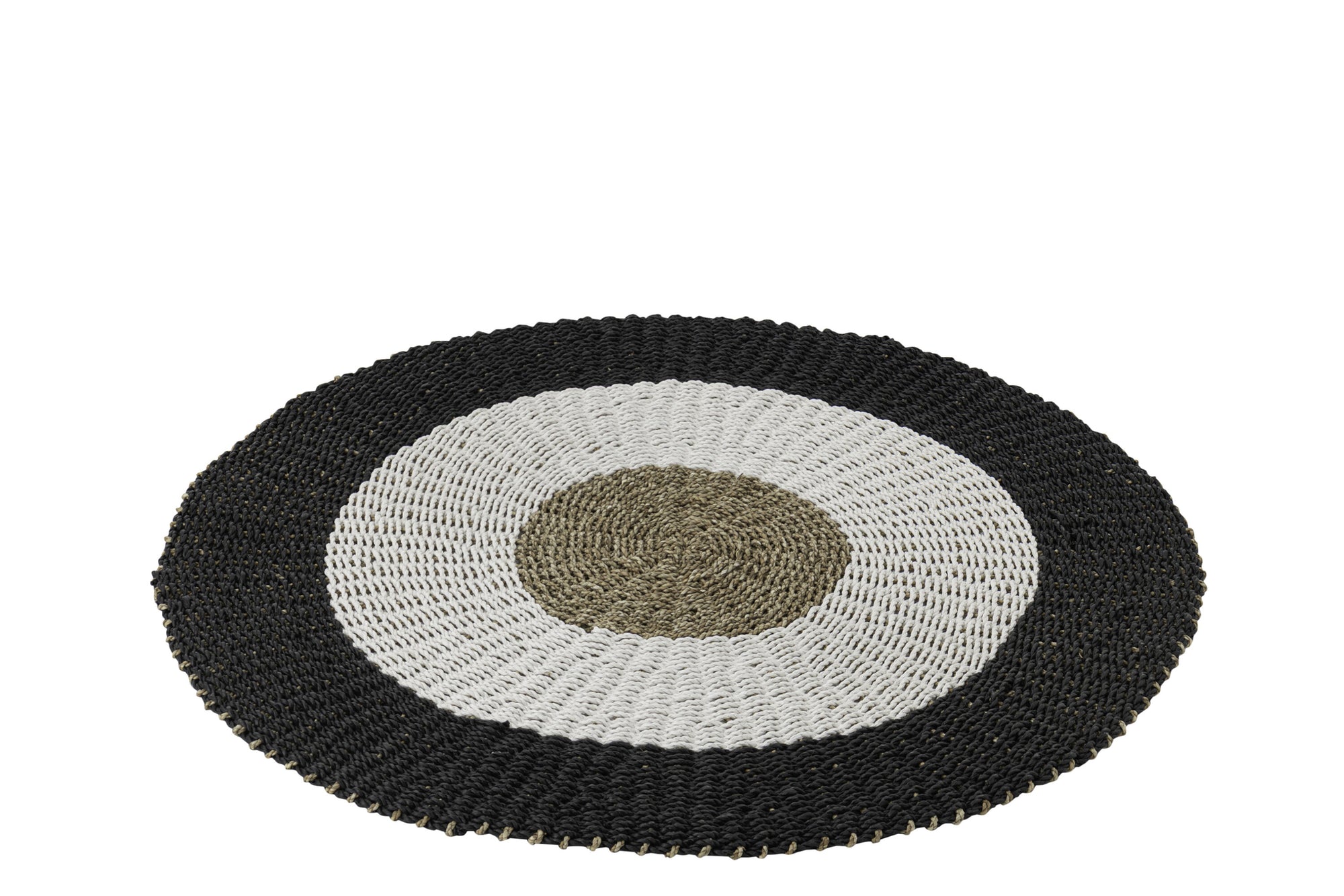 Rug  Polypropylene White/Black Small - Tuincentrum Lopik