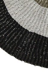 Rug Polypropylene White/Black Medium - Tuincentrum Lopik