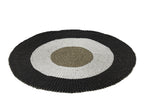 Rug Polypropylene White/Black Medium - Tuincentrum Lopik