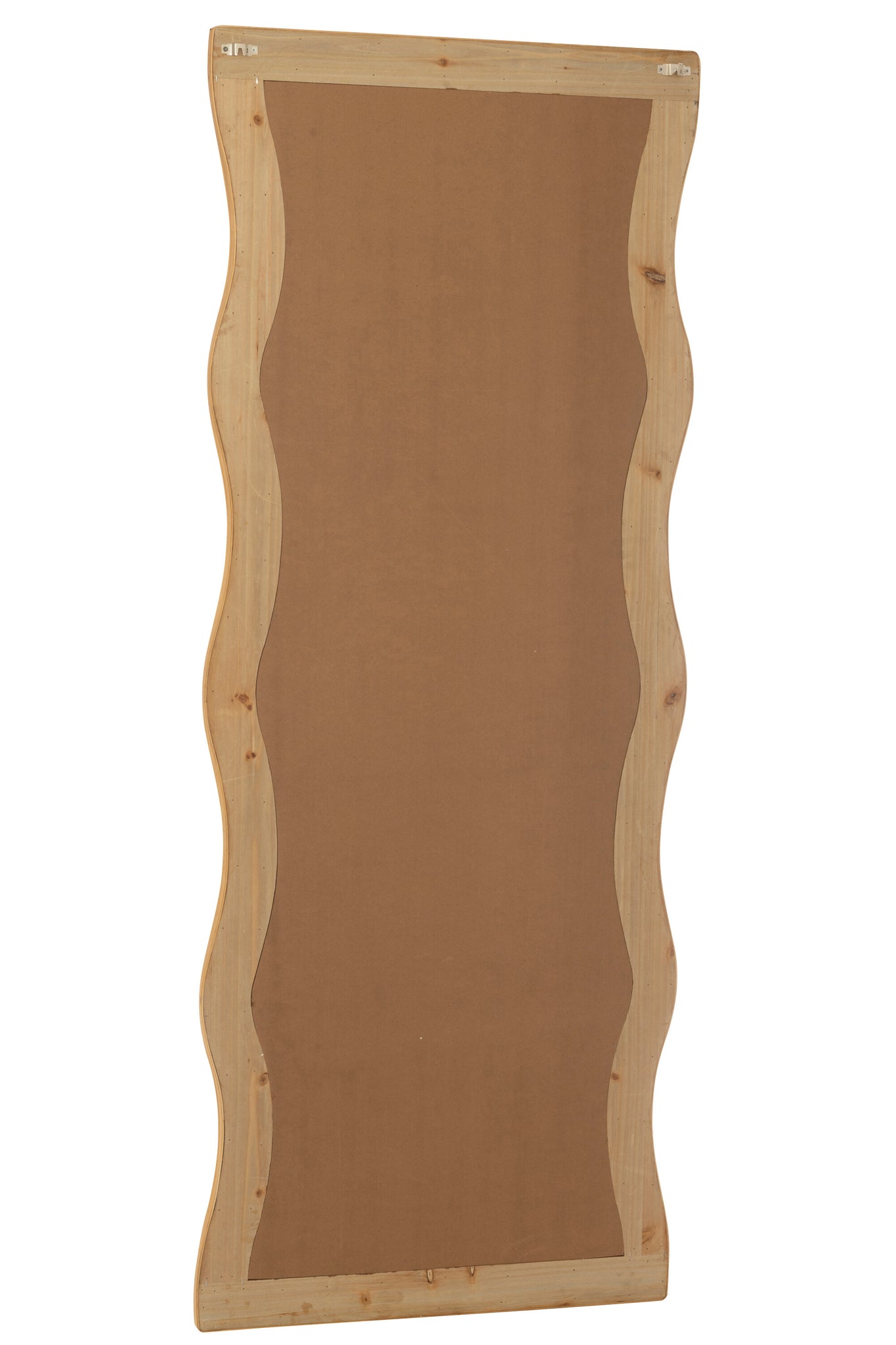 J-LINE WANDSPIEGEL ONREGELMATIG BAMBOE NATUREL