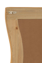 J-LINE WANDSPIEGEL ONREGELMATIG BAMBOE NATUREL