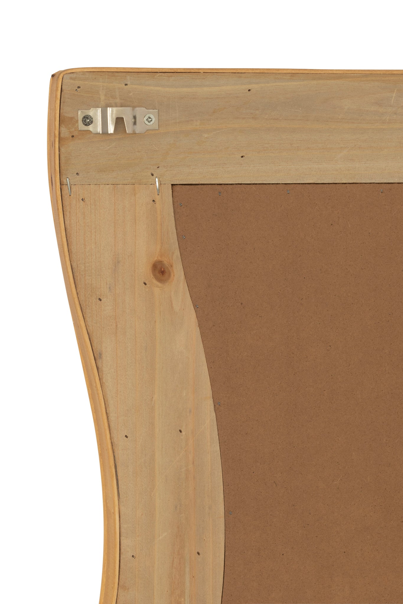 J-LINE WANDSPIEGEL ONREGELMATIG BAMBOE NATUREL