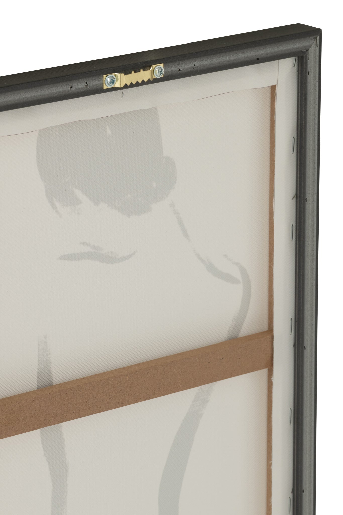 J-LINE WANDDECORATIE VROUWEN MDF NATUREL/ZWART SET 3